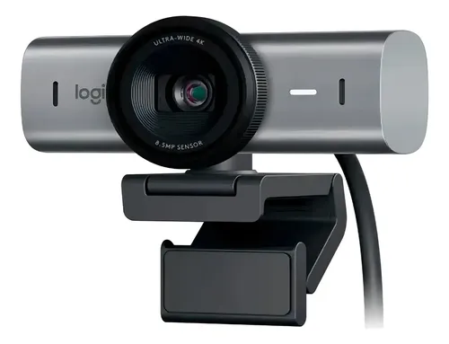 Webcam Logitech Mx Brio 705 4k Ultra Hd Com Ia Logitech Cor Cinza