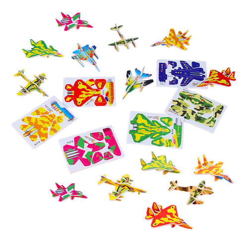 Rompecabezas De Dibujos Animados 3d, Juguete Para Avión
