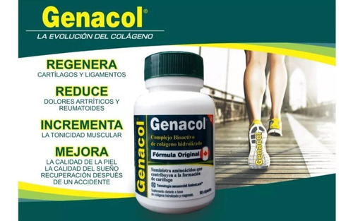 Genacol Colágeno Hidrolizado 90 Cápsulas Sin Sabor