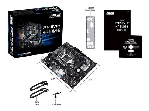 Imagem 6 de 7 de Placa Mãe Asus Prime H410m-e Intel Lga 1200 Matx Ddr4 10ª Ge