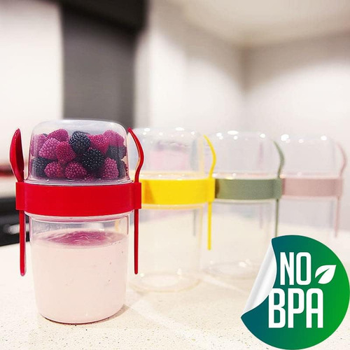 Tazas Ganoone On The Go, Taza Para Llevar Con Recipiente De