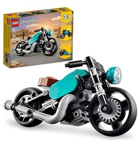 Juego De Moto Vintage Lego Creator 3 En 1, Moto Clásica