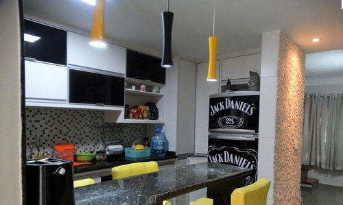 Imagem 6 de 17 de Sobrado No Tatuapé Com 3 Dorms, 1 Vaga, Quintal, Churrasqueira, 160m² - So0025