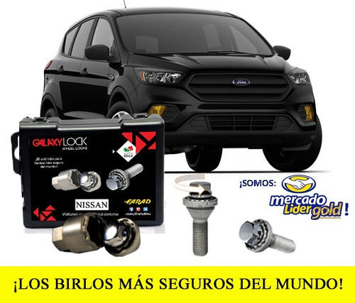 Birlos De Seguridad Galaxylock Ford Escape Titanium Ecoboost