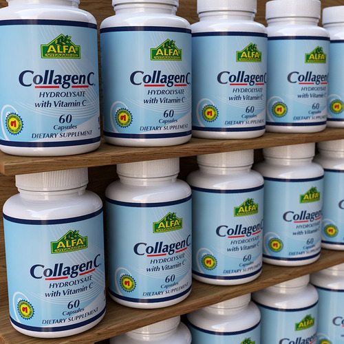 Suplemento Alfa Vitamins Premium Colágeno Hidrolizado 60 Cáp