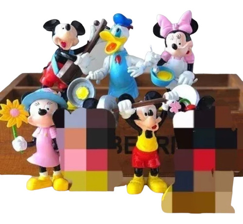 Set Disney Mini Figuras Colección Juguete Personaje Mickey 