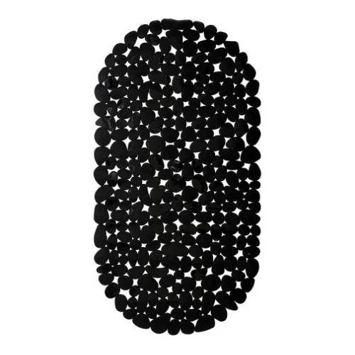 Tapete De Baño Negro 36x68cm T01