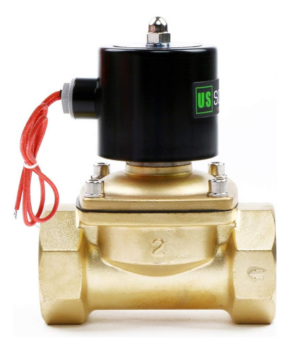 Electroválvula Eléctrica De Latón De 2 Pulgadas, 12 ...