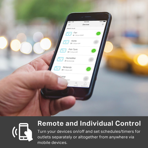 Imagen 5 de 6 de Regleta Barra De Enchufes Inteligente Wifi Kasa Smart Wi-fi