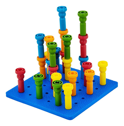 Juego De Tablero De Clavijas Apilables Juego De Conteo De