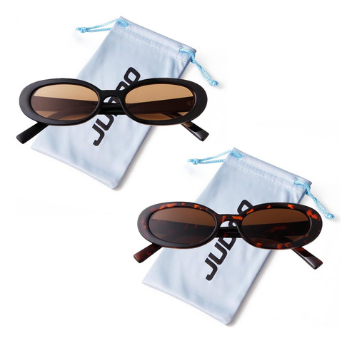 Judoo Gafas De Sol Retro Ovaladas Para Mujeres Y Hombres De