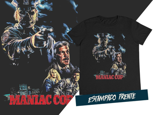 Camiseta Terror Clasico Maniac Cop C1