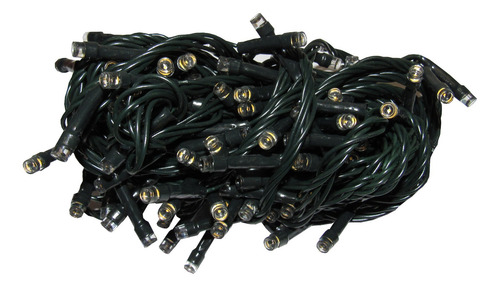 Series Navideñas Led Blanco Calido 300luces 15mts Ca Luces Luz Calida Cable Verde