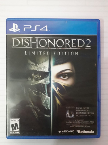 Dishonored 2 Limited Edition - Fisico - Envio Gratis - Ps4