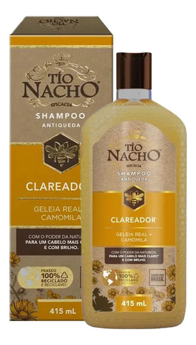 Kit Shampoo E Cond Engrossador + Clareador 415ml Tio Nacho