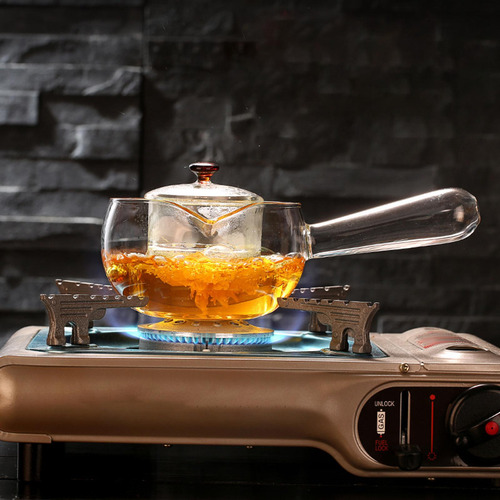 Tetera Giratoria De Vidrio Para Tetera Con Infusor, Tetera