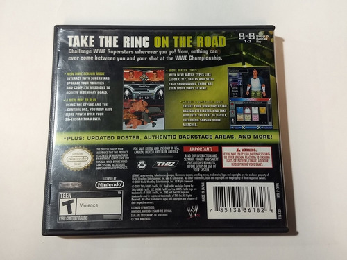 Smack Down Vs Raw 2009 Nintendo Ds 2ds 3ds (Usado)
