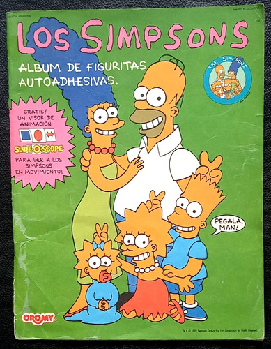 Album De Figuritas Los Simpsons 1992 Completo