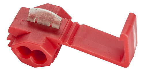 100pçs Conector Derivação Emenda Fios Vermelho 0,5 - 1,5mm
