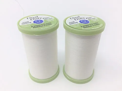 Hilo Para Acolchar A Mano Coats Dual Duty Plus, Color Blanco