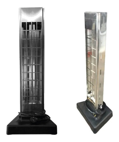 Imagen 2 de 10 de Climatizador Estufa Calefactor Electrico Halogeno 2 Velas