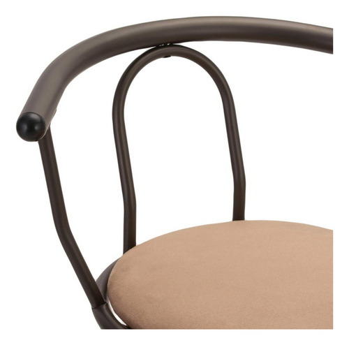 Silla Bar Alta Giratoria Elegante Moderna Resistente Cafe