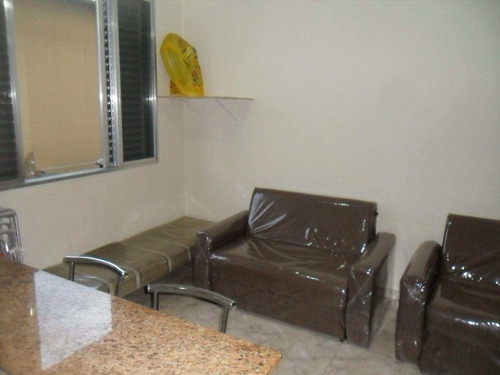 Imagem 3 de 4 de Kitnet No Canto Do Forte Praia Grande - Kn0074 - 34956855