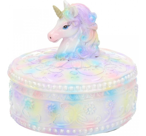 Joyero De Unicornio Para Niñas De Porcelana, Importado