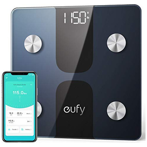 Smart Scale C1 Eufy Bluetooth Body Fat Negro/blanco