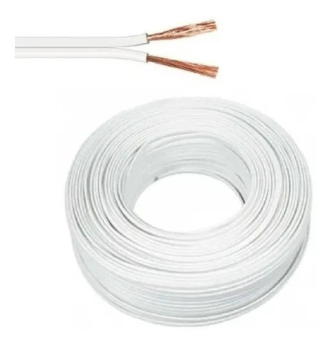 Cable Bipolar Blanco 2x0.75mm Rollo 100 Mts Pronto Electrica