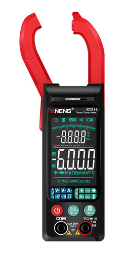 Aneng St211 6000 Cuenta Pinza Amperimétrica De Corriente Alt