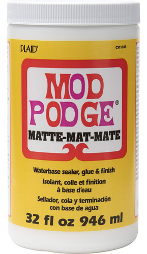 Sellador A Base De Agua Mod Podge Cs11303, Pegamento, Amplif