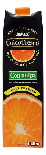 Jugo Unicofresco Naranja Con Pulpa 1 Lts.