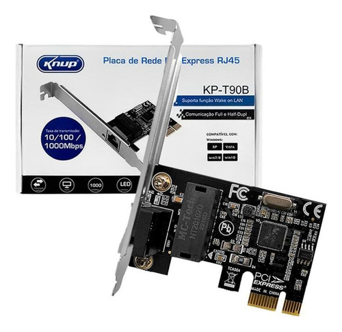 Tarjeta De Red Pci Express Rj45 Con Función Wake On Lan De