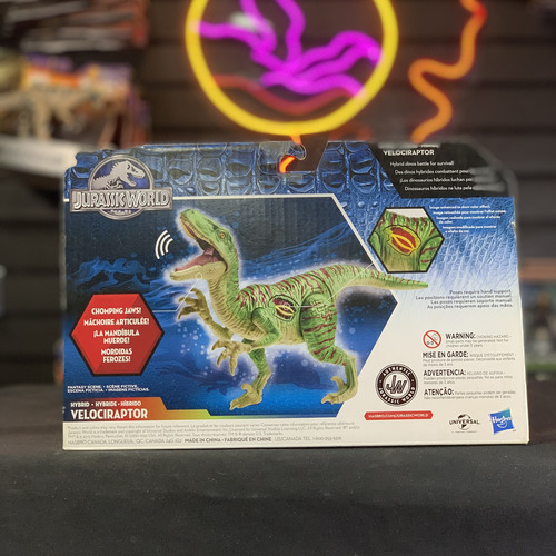 Jurassic World Velociraptor Dino Hybrid Hasbro 2016 (Usado)