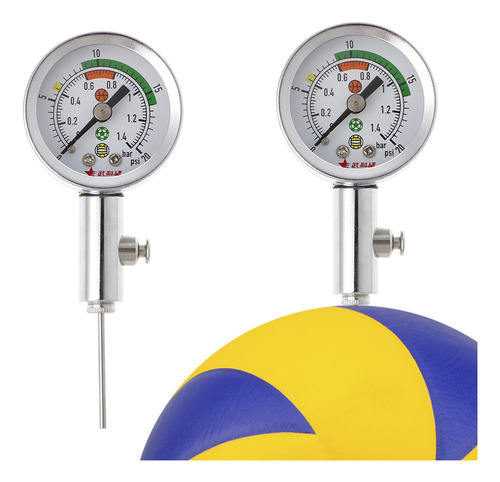 Reloj Neumático Con Manómetro Para Fútbol, Voleibol Y Balonc