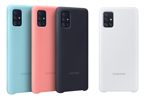 Capa De Telefone Samsung Galaxy A51 Soft Touch De Silicone P
