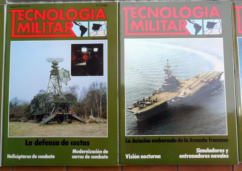 Tecnología Militar 1986 Lote X 10 Revistas