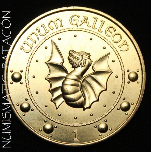 Moneda Metalica Harry Potter Gringotts Ministerio De Magia