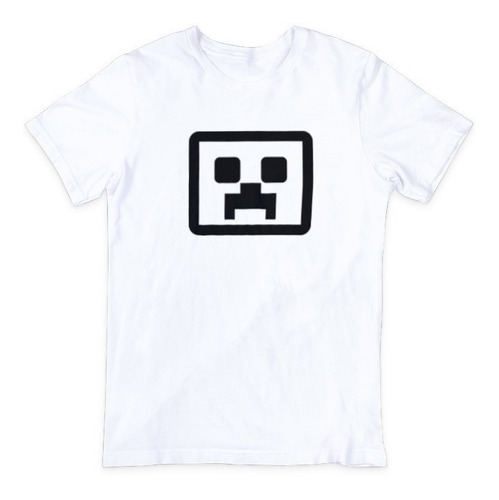 Polera Minecraf / Niños Y Adultos / Talla 6 A Xl