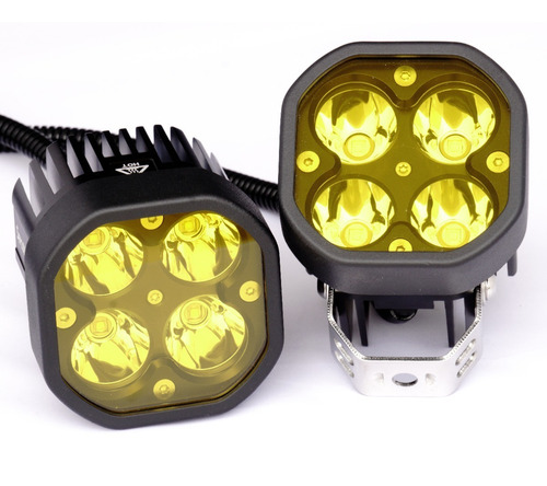 Imagen 9 de 9 de Kit De Faros Led Sercomoto Sm4123 Premium (luz De Penetración) Para Moto R1200gs Bmw Ktm Honda Yamaha