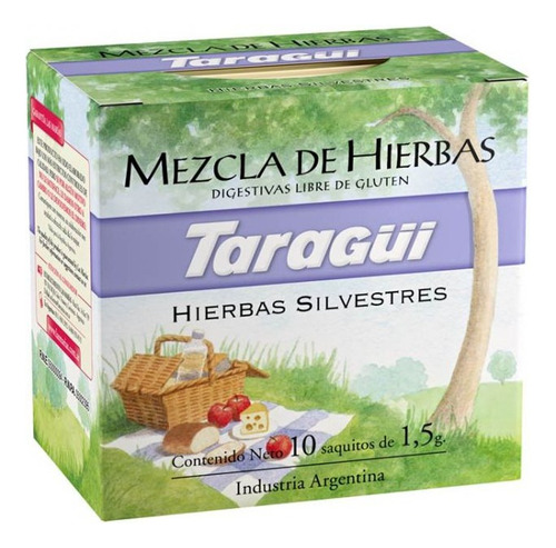 Te Taragüi Mezcla De Hierbas 10 Saquitos, Pack 12unid.