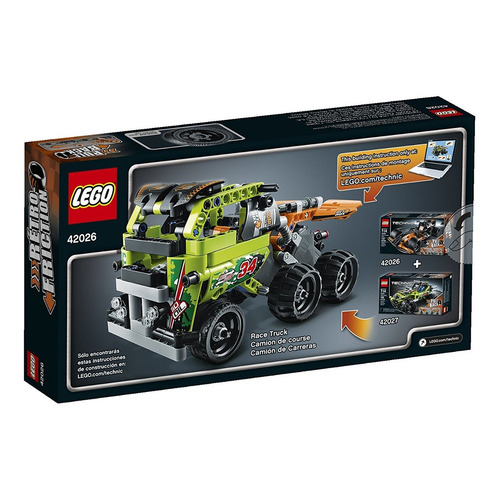 Kit De Lego Technic 42026 Negro Campeón Racer Modelo