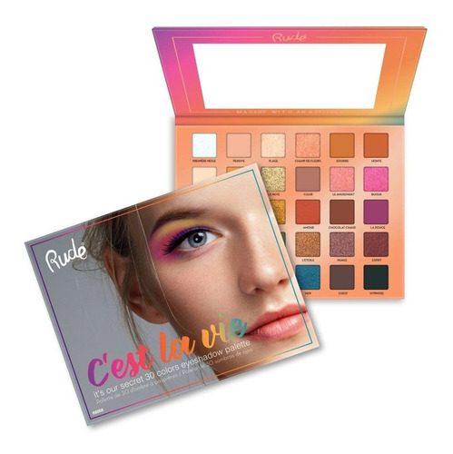 Paleta De Sombras C'est La Vie Rude Cosmetics