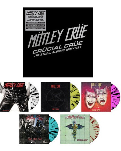 The Studio Albums 1981-1989 - Motley Crue (vinilo) - Importa