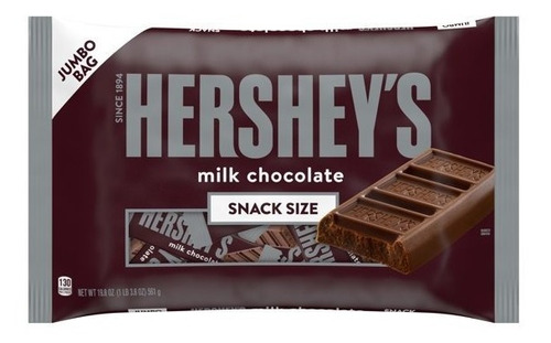 Hershey's Barras De Chocolate Americano Snack 561gr