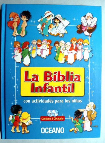 La Biblia Infantil Versión Evangélica Con 2 Cds Océano