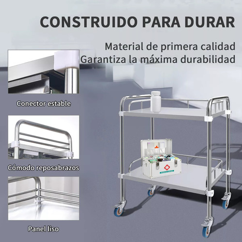 Mesa Para Intrumental Medico Mesa Pasteur Mesa Con 4 Ruedas