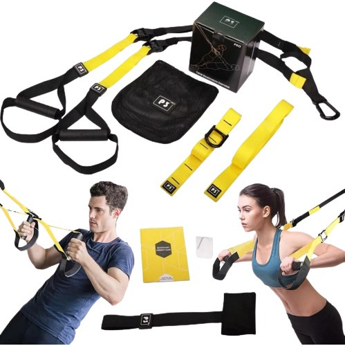 Set Trx Bandas Ligas Ejercicios Correas Mas Base De Pared   