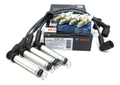 Imagem 4 de 5 de Jogo De Velas + Cabos Bosch Cobalt 1.8 8v 2015